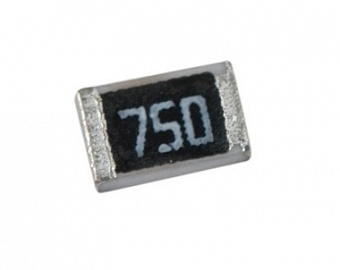 RT0805DRD07750RL, Тонкопленочный ЧИП-резистор 0805 750Ом ±0.5% 0.125Вт -55°С...+155°С